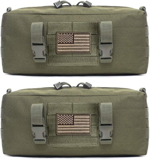 WYNEX Tactical Molle Pouch, Large Capacity Vertical EDC Utility Sling Bag with Shoulder Strap