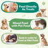 Freeze Dried Chicken for Dogs and Cats, 4.6oz - High Protein Raw Dog Food Topper, Single Fresh Ingredient Treats