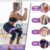 Resistance Bands for Legs and Butt, Fabric Exercise Bands Set, Thick Wide Stretch Fitness Bands, Non-Slip Workout Loop Bands, Booty Hip Bands for Women at Home or Gym by YomiFamily