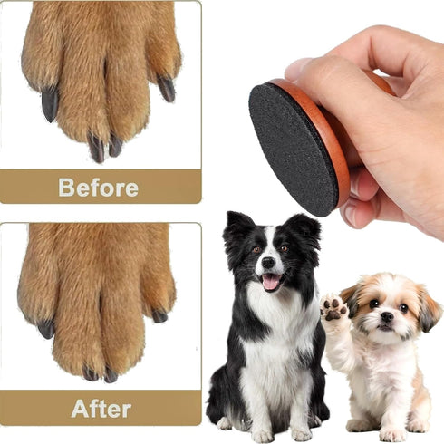 Smidaben 10Pcs Dog Nail File with Replaceable Filing Disc Professional Dog Nail Care Tool for Smooth Healthy Paws Ideal
