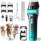 Dog Clippers for Grooming with 5-in-1 Blade, Dog Grooming Kit Cordless Rechargeable