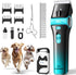 Dog Clippers for Grooming with 5-in-1 Blade, Dog Grooming Kit Cordless Rechargeable