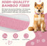 Pink Dog Collar and Leash Set for Medium Dogs, Soft and Breathable, Adjustable with Quick Release Buckle