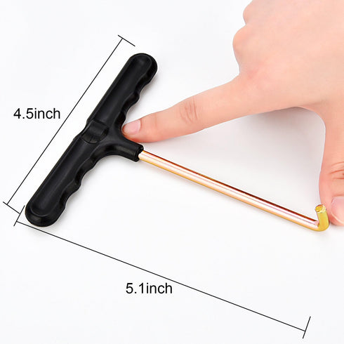 TecUnite 2 Pack Trampoline Spring Pull Tool, Adjustment T-Hook Spring Pull Kit