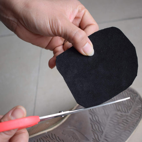 Stick-on Suede Friction-reducing Dance Soles - Self-Adhesive Non-Slip High-Heeled Shoes Sole Protector Pads for Indoor