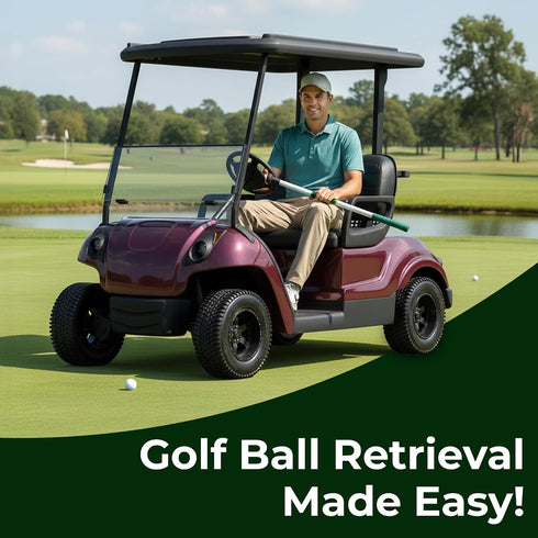 30" Gimme TAMP-IT Grabber Golf Ball Retriever Lightweight Pickup Tool, Easy Retrieval, Ideal for Scramble Play