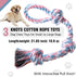 Indestructible Dog Rope Toys, Tough Chew Toys for Aggressive Chewers, Dental Cleaning Tug of War Toy