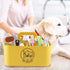 Dog Storage Organizer for Grooming Supplies,Portable Caddy Organizer for Pet Stuff,Divided Storage Bin for Dog Cat