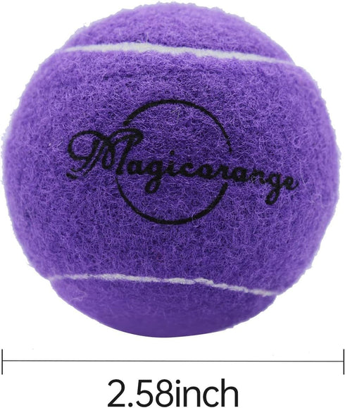Magicorange Tennis Balls, 12 Pack Advanced Training Balls with Mesh Bag for Easy Transport, Ideal for Beginners