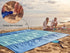WEKAPO Beach Blanket Sandproof Waterproof, Extra Large Beach Mat, Oversized & Compact Sand Free, Quick Drying Beach