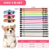 14 PCS Puppy Collars - Litter ID Collars Glow in The Dark Whelping Supplies, Soft Nylon Breakaway Colored Collars with