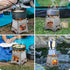 Lixada Portable Camping Stove - Lightweight Titanium Wood Burning Stove for Outdoor Cooking and Hiking