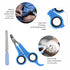 7-Piece Small Pet Grooming Kit with Brush, Nail Clippers, and Adjustable Strap for Rabbits, Hamsters, Guinea Pigs