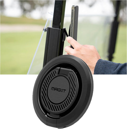 Spigen MAG-iT Golf Cart Phone Holder Mount | Folds Flat to Pocket Size