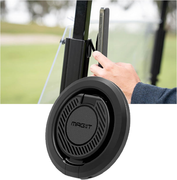 Spigen MAG-iT Golf Cart Phone Holder Mount | Folds Flat to Pocket Size