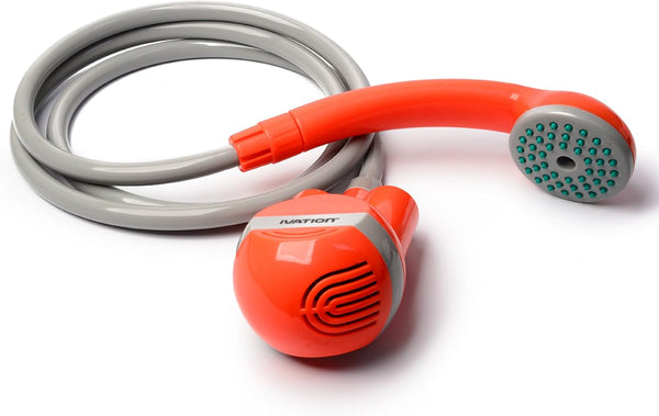 Ivation Portable Outdoor Shower, Battery Powered - Compact Handheld Rechargeable Camping Showerhead