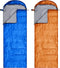 Tudomro 2 Pcs Camping Sleeping Bag - Lightweight Packable Waterproof Gear for Adults, Indoor Outdoor Hiking Travel