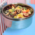 RONYOUNG 2PCS Stainless Steel Bird Feeding Dish Cups with Spoon, Clamp Holder, Water Bowl for Parakeet, Conure, Lovebird