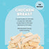 hotspot pets Freeze Dried Chicken Treats for Cats & Dogs - 1LB Resealable Bag - All Natural Grain-Free Chicken Breast