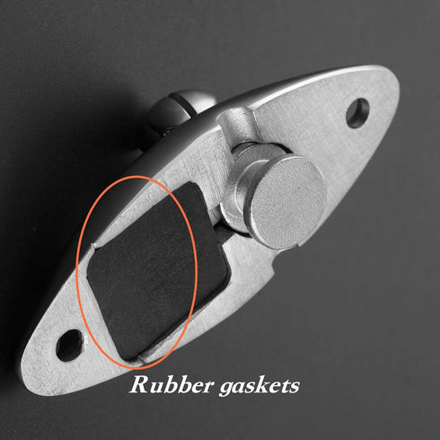 Pair of Stainless Steel 316 Boat Hatch Quick Release Swivel Hinge, Mount Top Hinge Deck Fitting Hardware