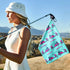 Golf Towels for Golf Bags Value 2 Pack 21"x16" and 12"x8" Set with Magnetic Retractable Carabiner