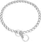 Heavy Duty Chain Dog Collar, Stainless Steel Metal Link for Training and Walking (15.5inches)