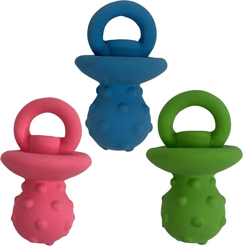 Multipet MiniPet Pacifier 4" Latex Dog Toy