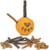 Hank & Harley Dog Toy Treat Ball - Food & Treat Dispensing, Fetching and Chewing Toys, Durable, Dishwasher Safe (Ball)