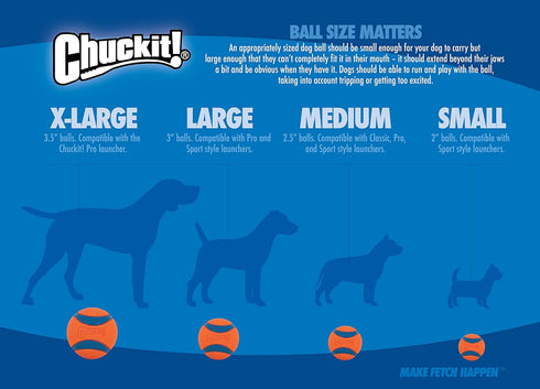 Chuckit! Crunch Ball Dog Toy, Medium Size for All Breed Sizes
