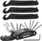 HARFINGTON 16 in 1 Bike Repair Multitool - Portable Bicycle Mechanic Tool Kit with Tire Levers