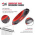 Tuff Pupper Dog Undercoat Rake Tool | Ergonomic Dematting Comb for Thick Coats | Easily Remove Dead, Matted or Knotted