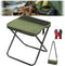 Generic Foldable Backpack Stool,2025 New Camping Stool,Camping Foot Rest,Portable Folding Stool,Can Bear 330