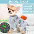 Small Dog Pajamas Dog Pajamas for Small Dogs, Glow in Dark Tie Dye Unicorn Dog Sweater, Super Soft Velvet Material Chihuahua Yorkie Tiny Dog Clothes Outfits (Blue, X-Small)