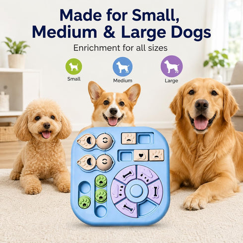 Tee Shirt Galaxy Interactive Dog Treat Puzzle Toys Durable, Dog Puzzle Toy IQ Training Slow Feeder for Large Medium