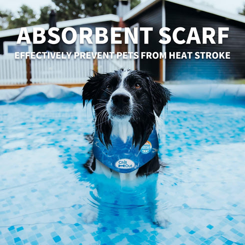 ALL FOR PAWS Chill Out Ice Bandana, Large Size