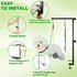 wikdey Hammock Trimming Dog Grooming Arm with Clamp, Assistant, Dog Grooming Table Arm with Dog Grooming Harnesses