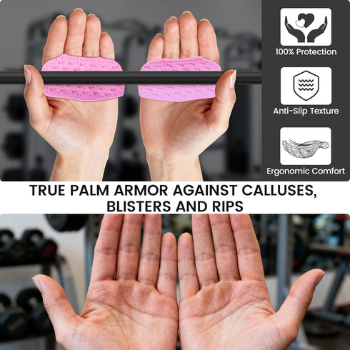 Losaria 2 2026 PCS Upgraded Version Grips for Weight Lifting, Silicone Anti-Slip Lifting Grips, Pull Up, Bar Pad