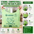 100% (140 (140 Compostable Pet Waste Disposal Bag ct.) Plant-Based Biodegradable Cat Litter Poop Waste Pick-Up Bags