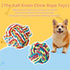 Sharp Teeth Challenger Series 9 Pack Heavy Duty Dog Toys - Indestructible Chew Toys for Large Medium Dogs
