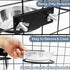 Fhiny 2Pack Dog Crate Water Bowl - Stainless Steel No Spill Bowls for Kennel, Hanging Food & Water Feeder (M)
