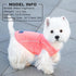 KYEESE Dog Shirt Soft Breathable T-Shirt with Reflective Strip for Night Walking, Lightweight Cat Shirt