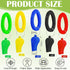 50/100PCS Plastic Referee Whistle with Bracelet Loud Crisp Sound Sports Whistle Multicolor Bulk for Adults Kids Coaches