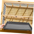 2pcs Dog Crate Holder, Bunny Cage Bottom Tray, Pet Toilet Pan for Parakeet, Dog Crate Tray for Birds