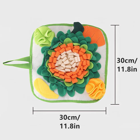 Fanlahmtasy 11.8"x11.8" Rabbit Foraging Mat Snuffle Mat for Rabbits, Bunny Snuffle Mat, Ideal for Guinea Pigs