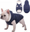 Fleece Hoodie, Windproof Waterproof Coat, Winter Warm Jacket for Small Medium Large Dogs (2XL: Blue)