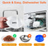 2024 NEW Anti Whisker Fatigue Cat Bowls Set, Healthy Ceramic Flat Cat Food Bowl for Indoor Cats