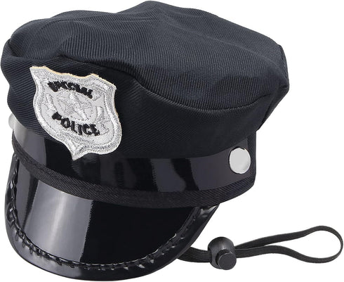 Yewong Pet Police Costume Accessory Set, Dog Cat Police Hat Badge and Sunglasses for Halloween Cosplay Party