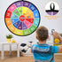 Accmor 29" 3 4 5 6 7 8 9 10 11 12 Large Dart Board for Kids, Kids Dart Board with Sticky Balls, Backyard Outdoor Games
