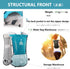 JEELAD Running Hydration Vest Backpack Pack, BPA-Free Leak-Proof Running Water Bottles for Marathon Biking Hiking