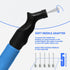 SPORTBIT Ball Pump with 5 Needles, Push & Pull Inflating System for All Exercise Balls, Volleyball, Basketball, Football